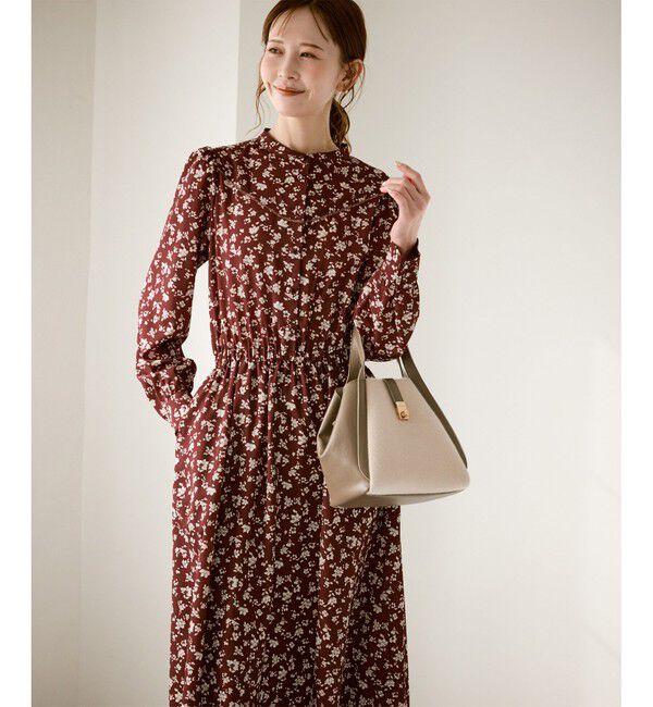 Rope&rsquo;Picnic「小花柄ノスタルジックワンピース」|ワンピース|ブラウン系(22)