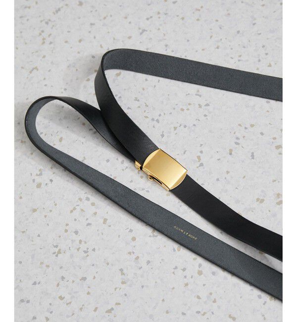 ADAM ET ROPE'「【サステナブル】・【定番人気】レザーガチャベルト」|ベルト|