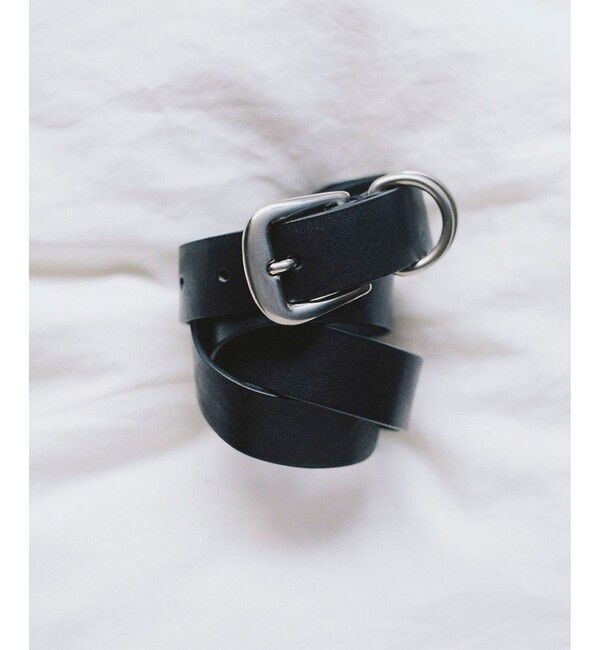 ADAM ET ROPE'「【サステナブル】ダブルリングスムースベルト」|ベルト|シルバー(93)