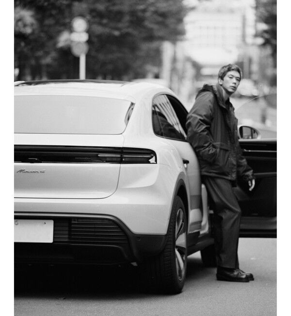 ADAM ET ROPE'「【ACT_01 AO】ラミネート メリノウール ショートダウンジャケット」|ダウン|