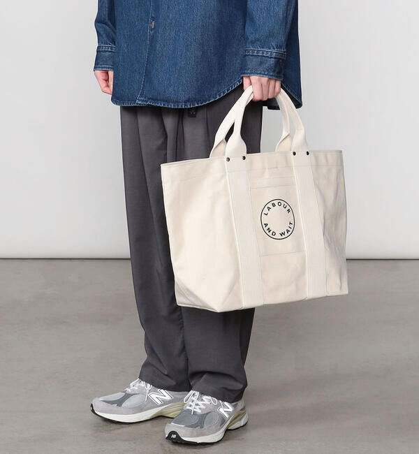 LABOUR AND WAIT「LABOUR AND WAIT | CANVAS CARRYALL」|トートバッグ|－