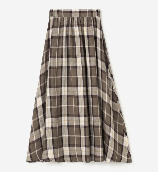 ONEIL OF DUBLIN「O'NEIL OF DUBLIN | リネン フレアロングスカート WOMEN」|スカート|