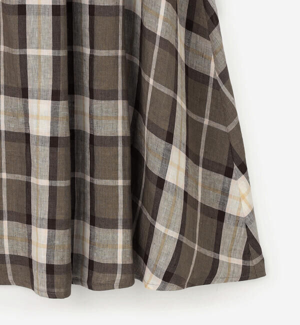 ONEIL OF DUBLIN「O'NEIL OF DUBLIN | リネン フレアロングスカート WOMEN」|スカート|