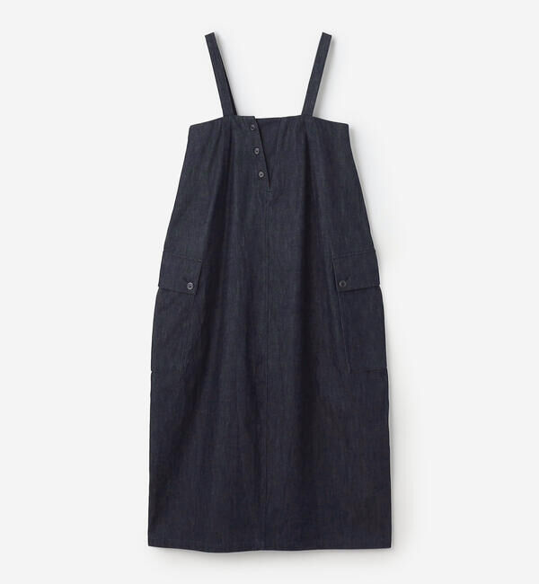  「HAVERSACK | デニム サロペットスカート WOMEN」|スカート|