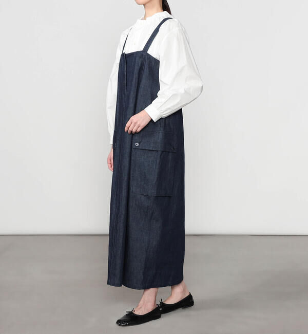  「HAVERSACK | デニム サロペットスカート WOMEN」|スカート|