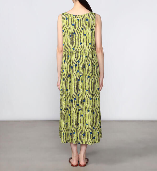 LE GLAZIK「LE GLAZIK | バティック ノースリーブワンピース WOMEN」|ワンピース|