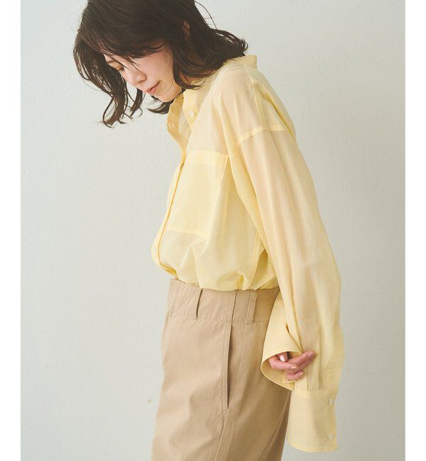  「オーガンジーシャツ」|シャツ・ブラウス|