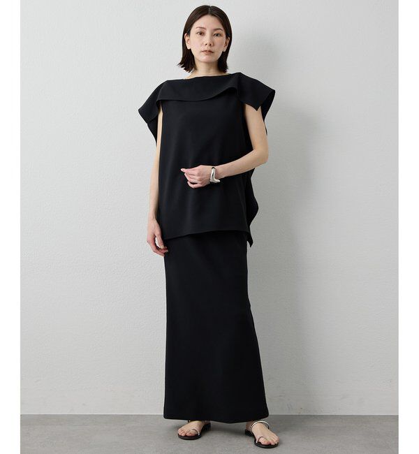 Drawing Numbers「【Drawing Numbers】ダブルクロスバイアスセミタイトスカート」|スカート|