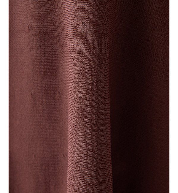 Drawing Numbers「【Drawing Numbers】クルーハーフスリーブ裾ラウンドニット」|ニット・セーター|