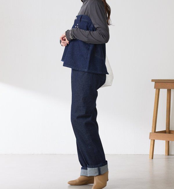  「Q.anos　レイヤードデニムスカート」|スカート|