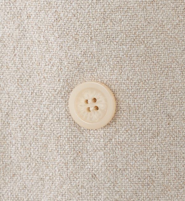  「コットンリネンオーバーダブルジャケット」|ベスト・ジレ|