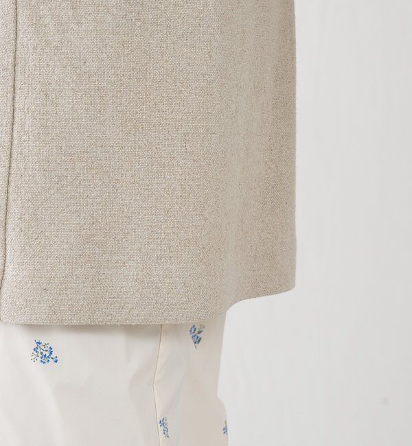  「コットンリネンオーバーダブルジャケット」|ベスト・ジレ|