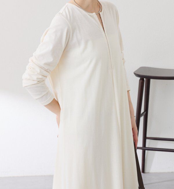  「ネップ調カットワンピース」|ワンピース|