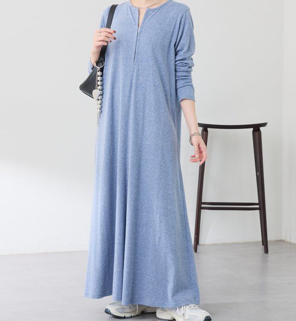  「ネップ調カットワンピース」|ワンピース|