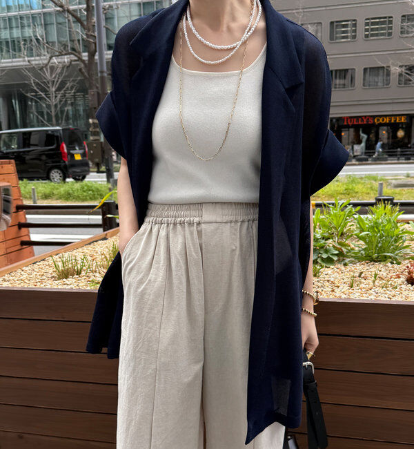  「メッシュ半袖ジャケット」|テーラードジャケット|