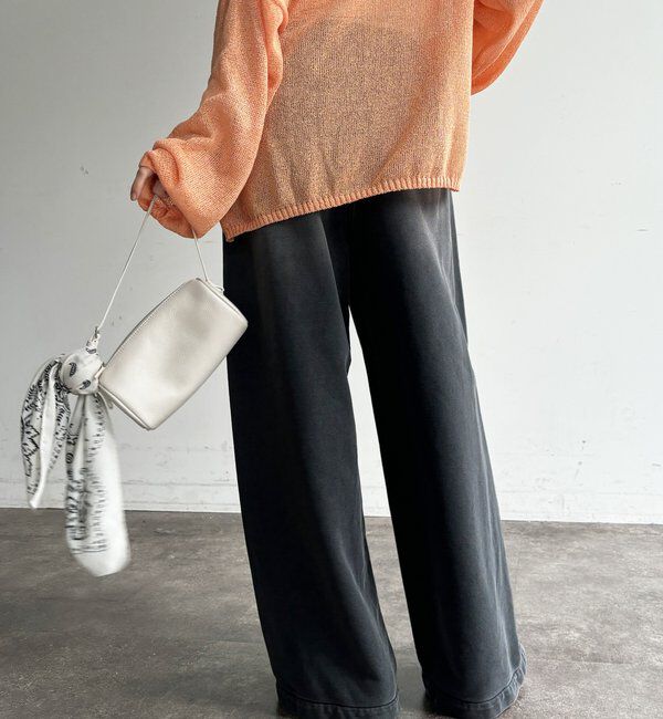  「【デニムなのにスウェット!?】デニムスウェットパンツ」|チノ|