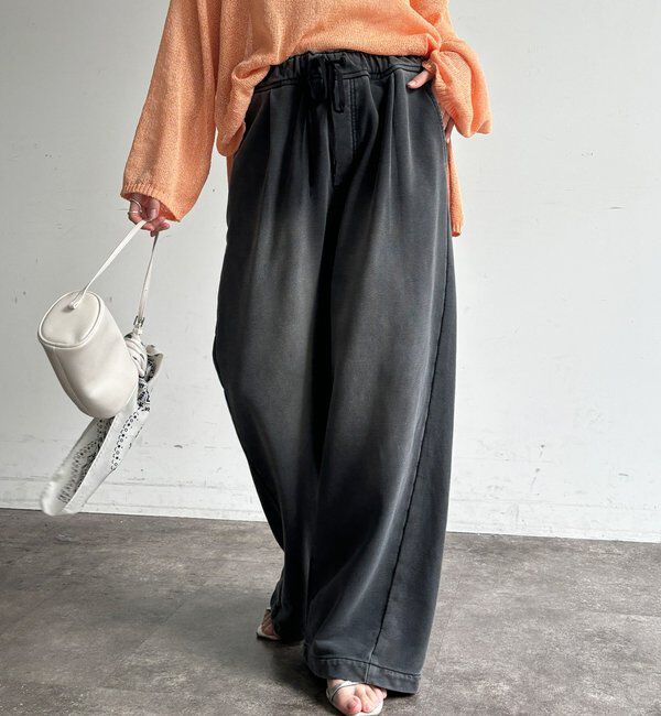  「【デニムなのにスウェット!?】デニムスウェットパンツ」|チノ|
