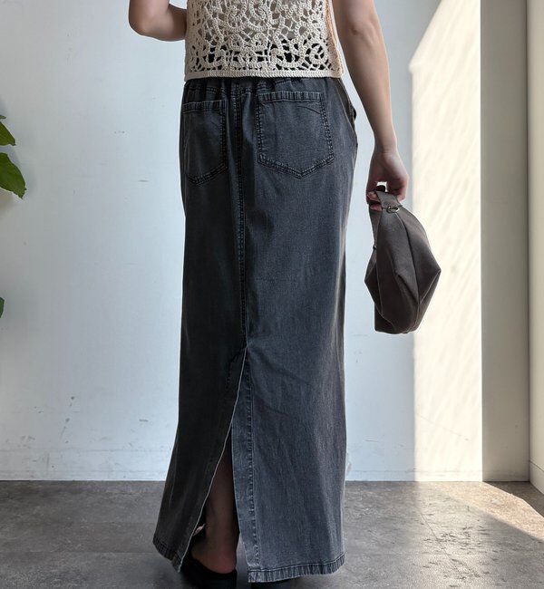  「ライトオンスストレッチデニムタイトスカート」|スカート|