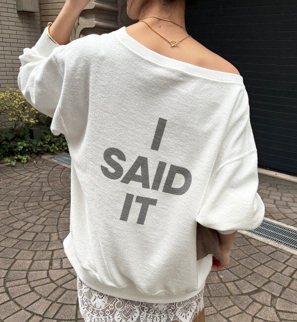  「【インフルエンサーOKOCHI企画】リバーシブルロゴスウェット」|Tシャツ・カットソー|