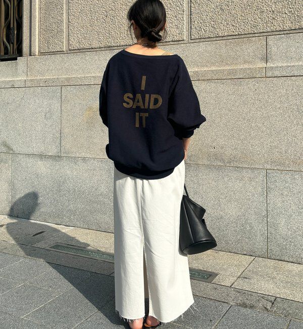  「【インフルエンサーOKOCHI企画】リバーシブルロゴスウェット」|Tシャツ・カットソー|