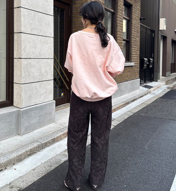  「【インフルエンサーOKOCHI企画】リバーシブルロゴスウェット」|Tシャツ・カットソー|