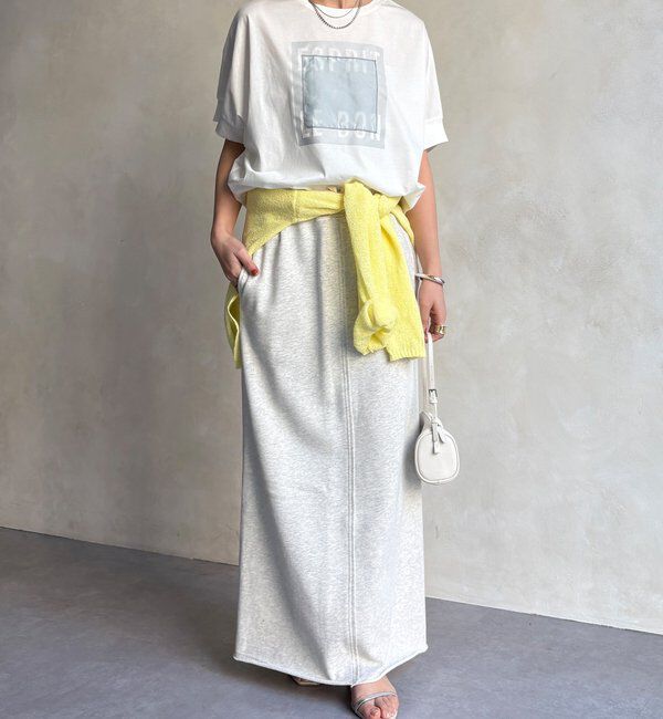  「【WEB限定】オーガンジーロゴTEE」|Tシャツ・カットソー|