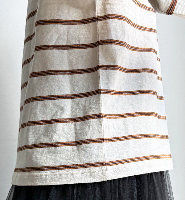  「マルチボーダーオフショルTEE」|Tシャツ・カットソー|