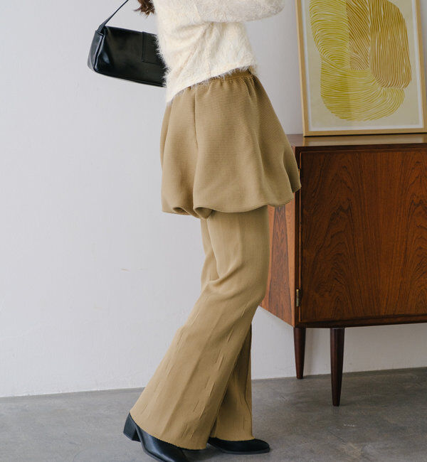  「【2WAY】バルーンニットミニスカート」|スカート|