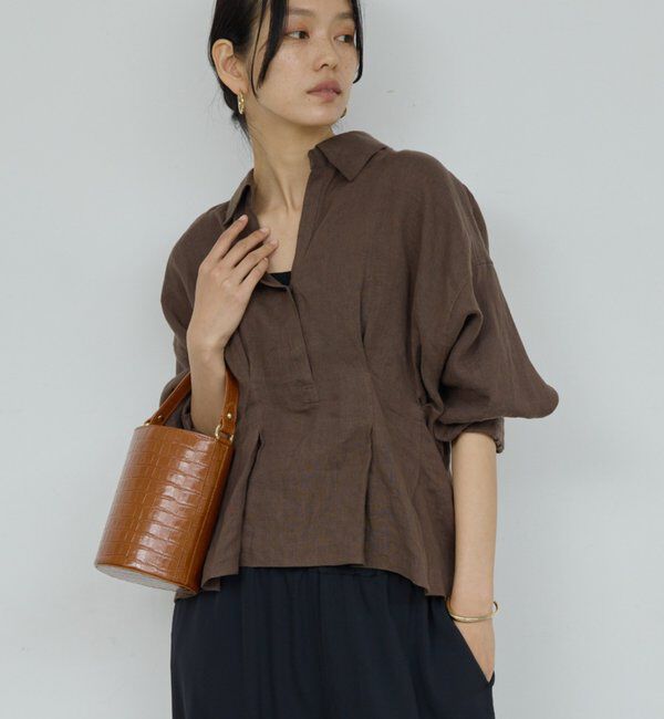  「【WEB限定】【大人気につきリバイバル】ウエストシェイプシャツ」|シャツ・ブラウス|