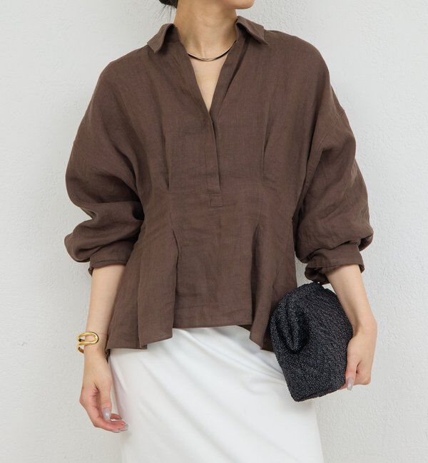  「【WEB限定】【大人気につきリバイバル】ウエストシェイプシャツ」|シャツ・ブラウス|