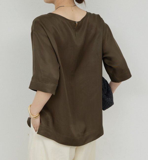  「【セットアップ対応】キュプラTeeブラウス」|シャツ・ブラウス|