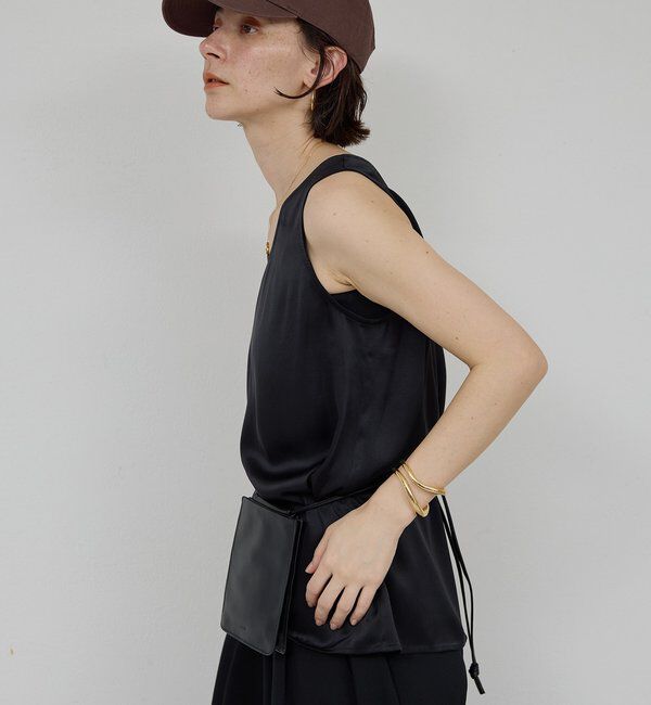  「エアリーサテンタンク」|シャツ・ブラウス|