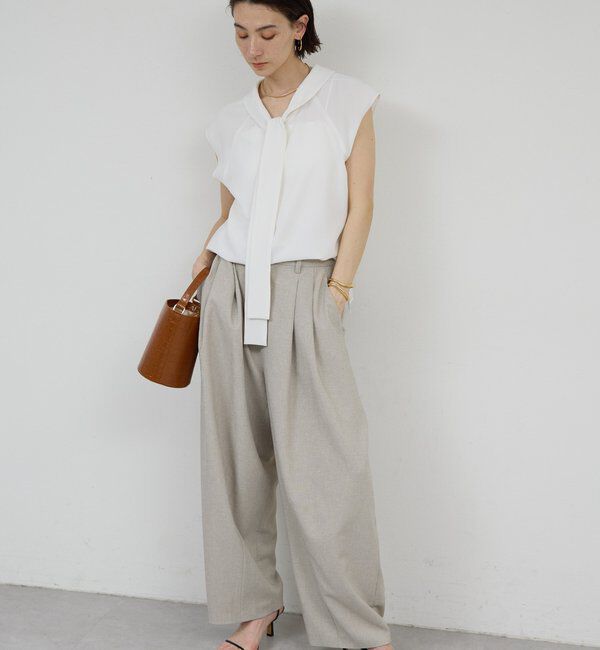  「2WAYボウタイブラウス」|シャツ・ブラウス|