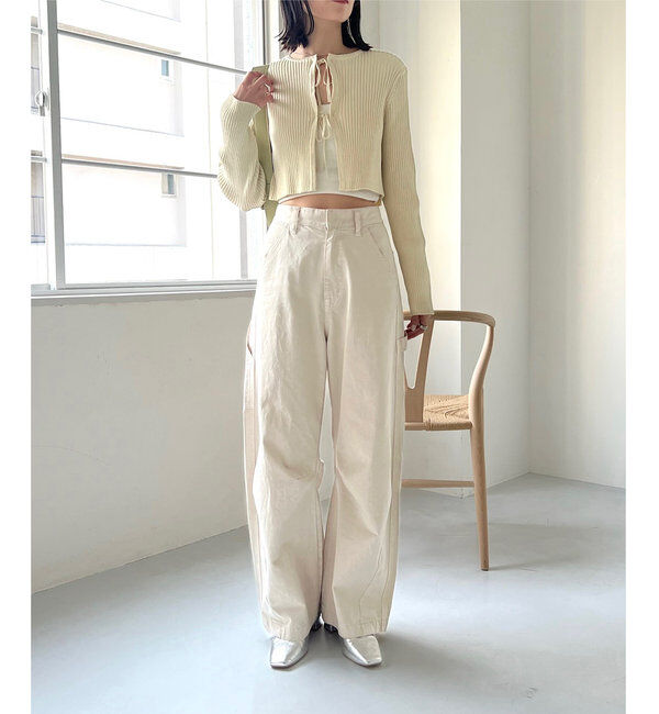  「【5色展開】ラメリボンカーディガン」|カーディガン|