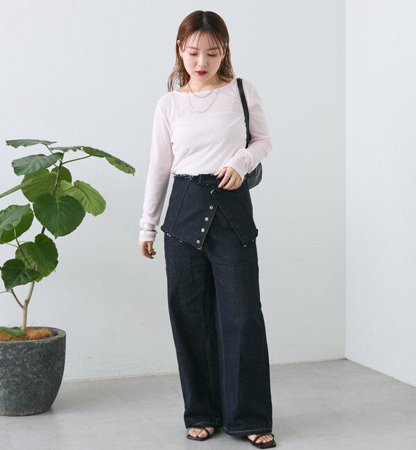  「newシアーロングTシャツ」|Tシャツ・カットソー|