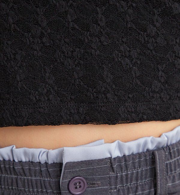  「パット付きレースキャミソール」|キャミソール|