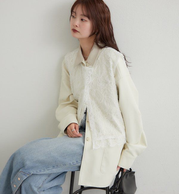  「マルチWAYレースレイヤードジャケット」|その他|