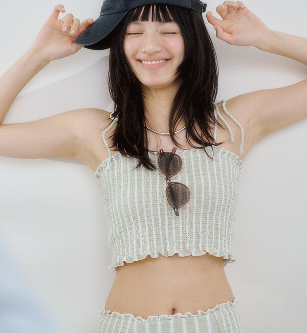  「26SSシャーリングスイムウェア」|ビキニ|グリーン