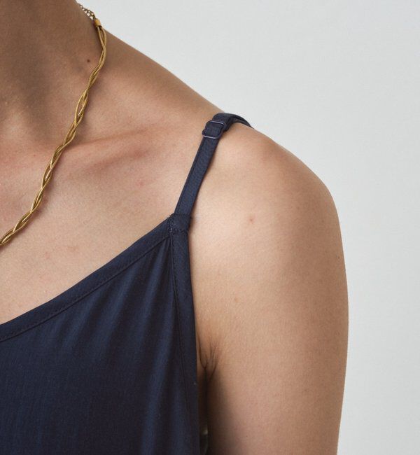  「サテンティアードキャミワンピース」|ワンピース|