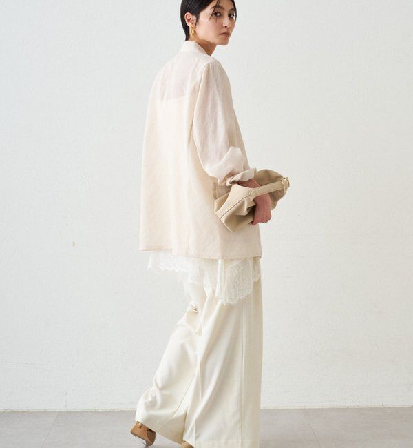  「リネンライクシアージャケット」|ベスト・ジレ|