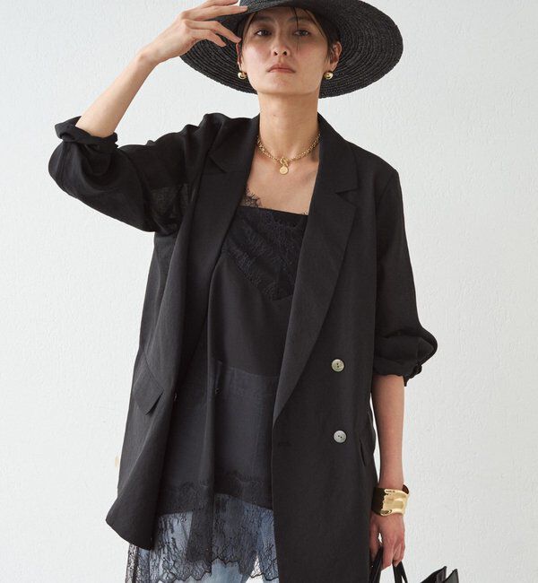  「リネンライクシアージャケット」|ベスト・ジレ|