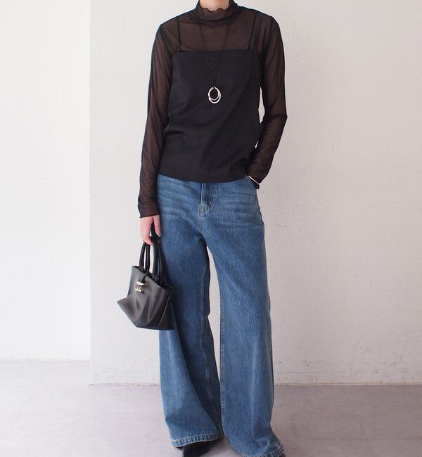  「【Atelier N5/アトリエヌメロサンク】サテンキャミ」|シャツ・ブラウス|