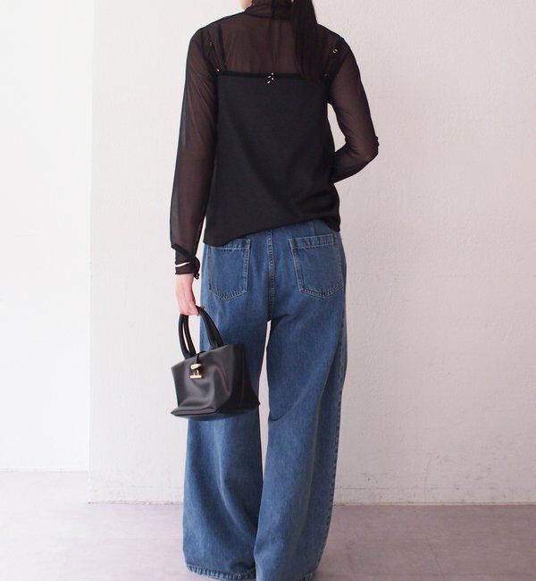  「【Atelier N5/アトリエヌメロサンク】サテンキャミ」|シャツ・ブラウス|