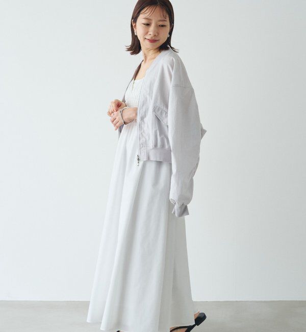  「【PUFRILL/パフリル】袖ギャザーブルゾン」|ベスト・ジレ|