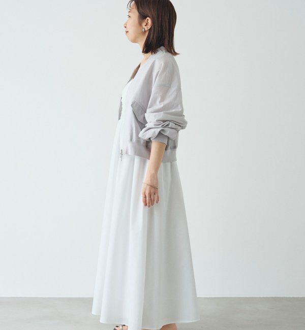  「【PUFRILL/パフリル】袖ギャザーブルゾン」|ベスト・ジレ|