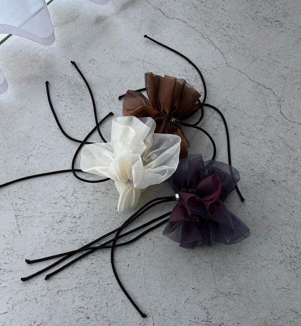  「【新色追加】〈GOLDY/ゴールディ〉ドロストオーガンジーシュシュ」|リング|