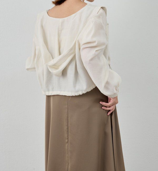  「《サイズ展開》Vネックサテンキャミワンピース」|ワンピース|