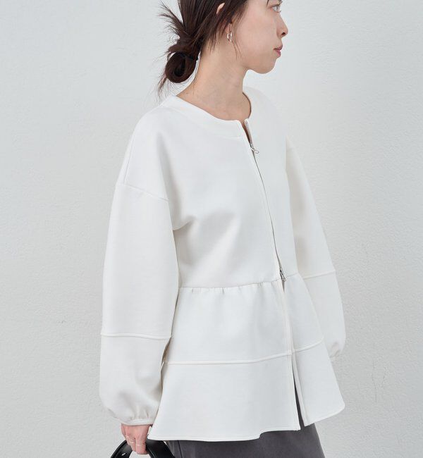  「ポンチペプラムトップス」|Tシャツ・カットソー|