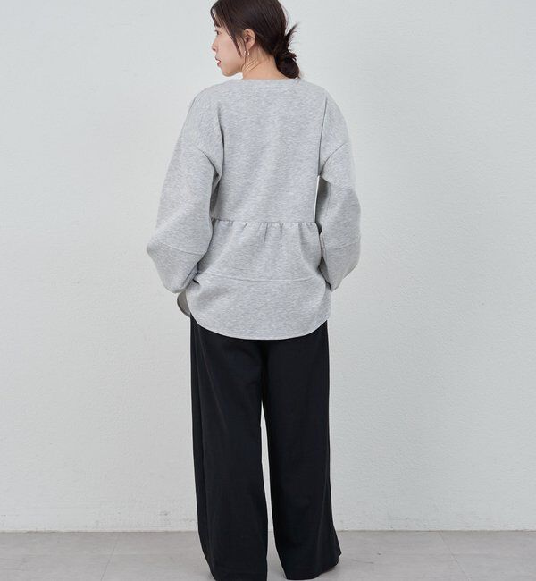  「ポンチペプラムトップス」|Tシャツ・カットソー|