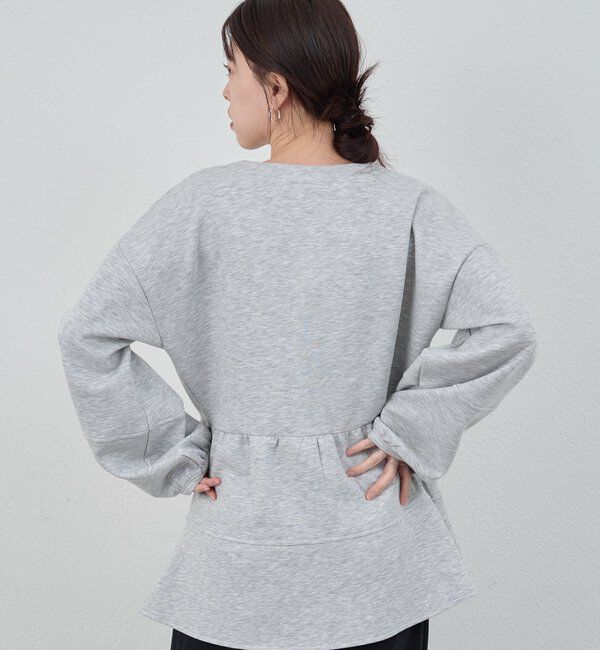  「ポンチペプラムトップス」|Tシャツ・カットソー|